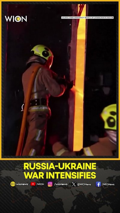 Russia-Ukraine War: Overnight Russian Attack Triggers Fires in Ukrainian Capital Kyiv