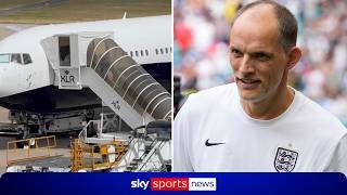 England players land at Birmingham Airport after World Cup campaign