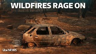 Inside the towns scorched by wildfires in France and Spain