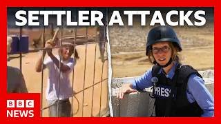 Life in a Palestinian village facing weekly settler attacks | BBC News