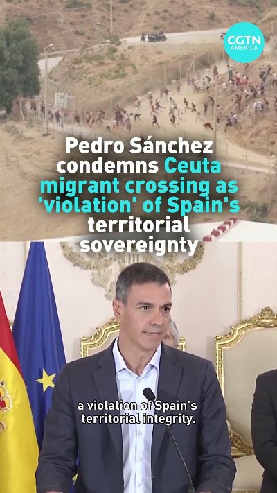 Pedro Sánchez condemns Ceuta migrant crossing as 'violation' of Spain's territorial sovereignty