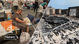 Firefighters race to stop massive wildfires in France