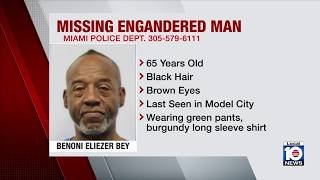 Police in Miami search for missing endangered man
