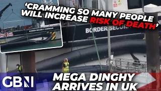 ‘We have never seen ANYTHING like that’ | Record-breaking ‘monstrous’ Mega dinghy arrives in UK
