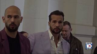Social media influencers Andrew and Tristan Tate arrested in Miami