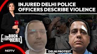 CJP Protest| Injured Delhi Police Officers Describe Violence During Protest Clashes At Jantar Mantar