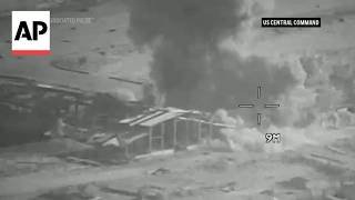 US military releases video of 13th night of strikes on Iran