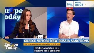 Why is Greece blocking more EU sanctions against Russia?
