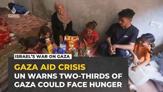 Gaza families rely on aid as war destroys livelihoods and funding dries up