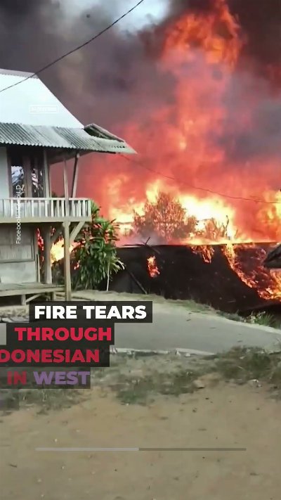 Fire tears through Indonesian village in West Java, leaving hundreds homeless | AJ Shorts