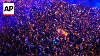Wild celebrations in Madrid as Spain wins 2026 FIFA World Cup