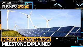 India's Power Hits 50% Clean Power Peak | World Business Watch | WION