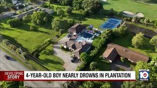 4-year-old pulled from Plantation poll remains in critical condition