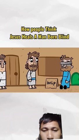 jesus healed a blind Man