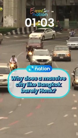 Why does a massive city like Bangkok barely Honk?