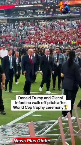 Trump at World Cup Final Booed, Presents Trophy & Controversial Red Card Call