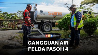 Gangguan air jejas kehidupan, penduduk Felda Pasoh 4 tuntut paip lama diganti