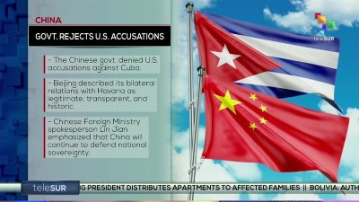 China | Govt. rejects U.S. accusations against Cuba