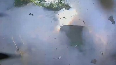 Garbage truck explosion sends shrapnel into worker’s eye after oxygen tanks implode