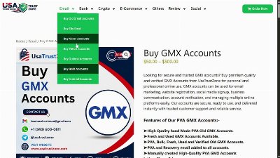 10 Recommended Sites to Buying Verified GMX Accounts Now