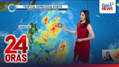 Bagyong Kiyapo, posibleng dumikit sa Northeastern Portion ng Mainland Cagayan bukas ng umaga hanggang hapon | 24 Oras