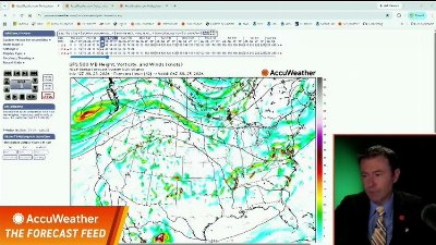 Building heat in the central US likely to lead to severe storms near the Great Lakes