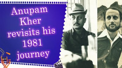 Anupam Kher shares first portfolio from 1981, opens up about premature balding