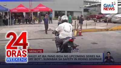 Will Ashley at iba pang bida sa “Beautiful Boi,” sumabak sa riding safety seminar | 24 Oras Weekend