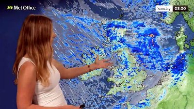 Met Office Sunday Morning Weather Forecast 26/07/2026