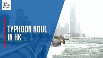 Strong winds and rough seas in Hong Kong as Typhoon Noul approaches southern China