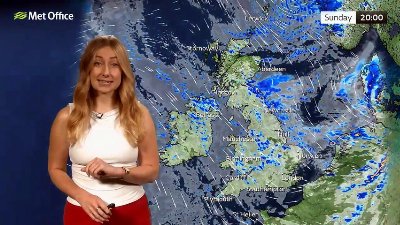 Met Office Sunday Evening Weather Forecast 26/07/26