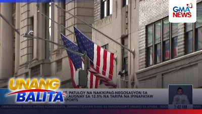 Phl gov't, patuloy na nakikipag-negosasyon sa Amerika kaugnay sa 12.5% na taripa na ipinapataw sa Phl exports | Unang Balita