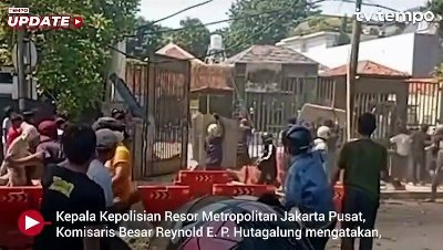 Satu Orang Tewas akibat Bentrokan Antarwarga di Menteng