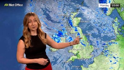 Met Office Monday Morning Weather Forecast 27/07/26