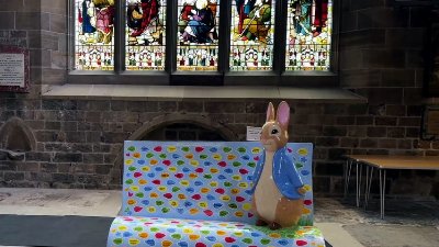 Peter Rabbit Trail has explorers hopping around Tyneside in search of 96 sculptures