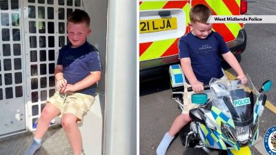 Dudley boy, five, honoured after calling 999 for unconscious mum