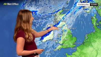 Met Office Tuesday Evening Weather Forecast 28/07/2026