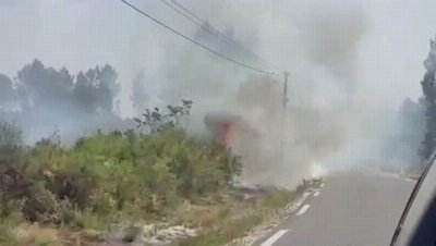 ‘I can taste smoke’: On the frontlines of France’s wildfire crisis as thousands forced to flee homes