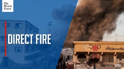 Israeli airstrike hits mosque in Gaza City, causing large explosion
