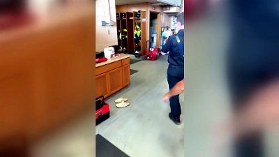 Firefighter Rescues Adorable Baby Fawn