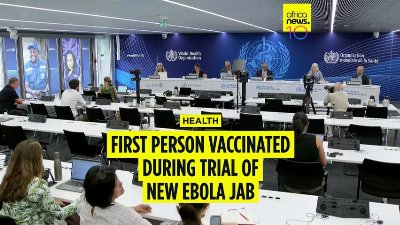 First person vaccinated during trial of new Ebola jab