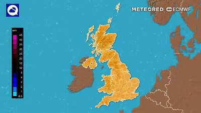 Accumulated rainfall maps show where will receive the most rain