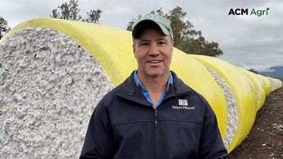 Bruce Mennie has only grown cotton for two years but you wouldn't know it
