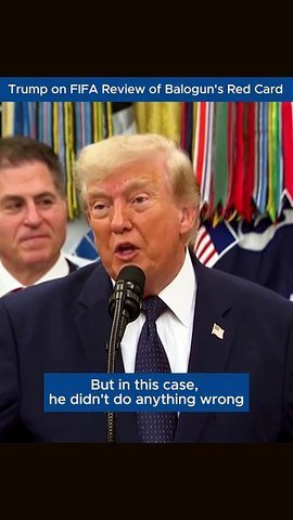 Trump Addresses FIFA Review of Balogun's Red Card