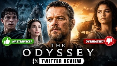 The Odyssey Twitter Review | Christopher Nolan Movie | Matt Damon |  Overrated?