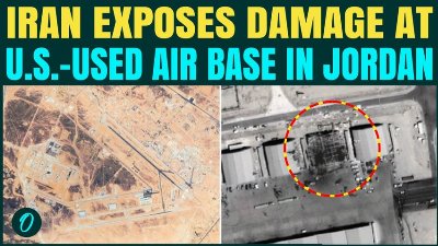 Iran RELEASES Satellite Footage Of Damage Inside U.S.-Used Jordan Military Air Base | WATCH