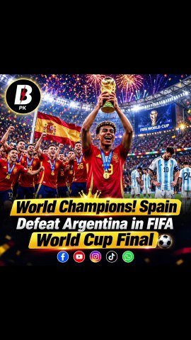 World Champions! Spain defeat Argentina in FIFA World Cup Final