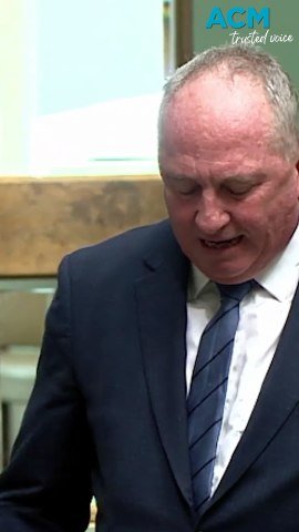 TV outburst: Barnaby Joyce yells at dog during live interview