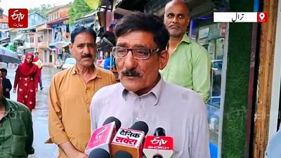 ترال ٹاون میں آبی نکاسی کی بدحالی بے نقاب، بارش سے کاروباری متاثر