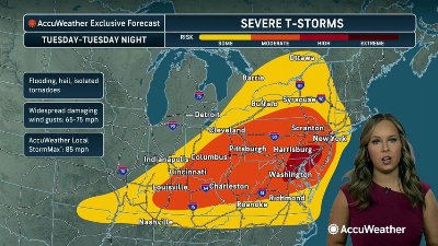 Severe weather expected in the Midwest and Northeast